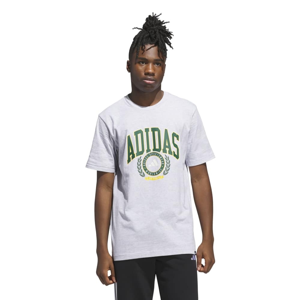 アディダス（adidas）（メンズ）カレッジエンブレム グラフィックTシャツ JVH80-JV8442