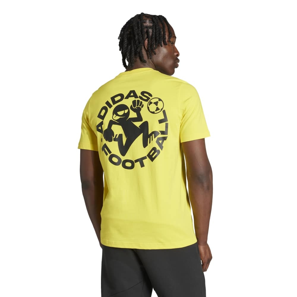 アディダス（adidas）（メンズ）フットボール ステッカー Tシャツ JXY76-JM8938