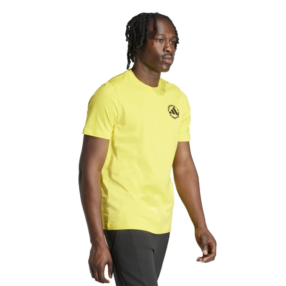 アディダス（adidas）（メンズ）フットボール ステッカー Tシャツ JXY76-JM8938