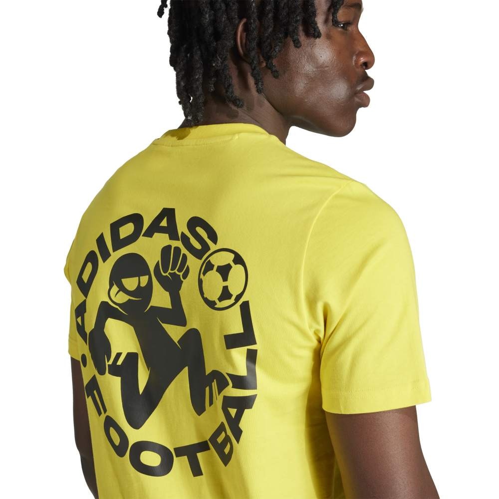 アディダス（adidas）（メンズ）フットボール ステッカー Tシャツ JXY76-JM8938