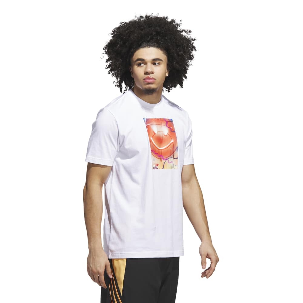 アディダス（adidas）（メンズ）Basketball Is Happiness グラフィックTシャツ KKQ95-JV8433