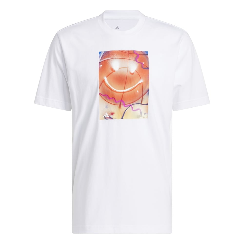 アディダス（adidas）（メンズ）Basketball Is Happiness グラフィックTシャツ KKQ95-JV8433