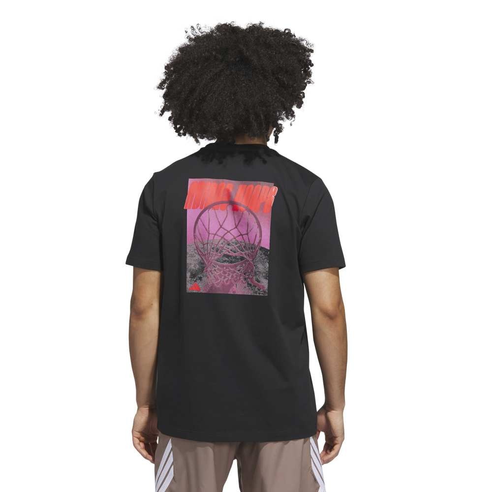 アディダス（adidas）（メンズ）アディダス フープス グラフィック 半袖Tシャツ KPL08-JX1781