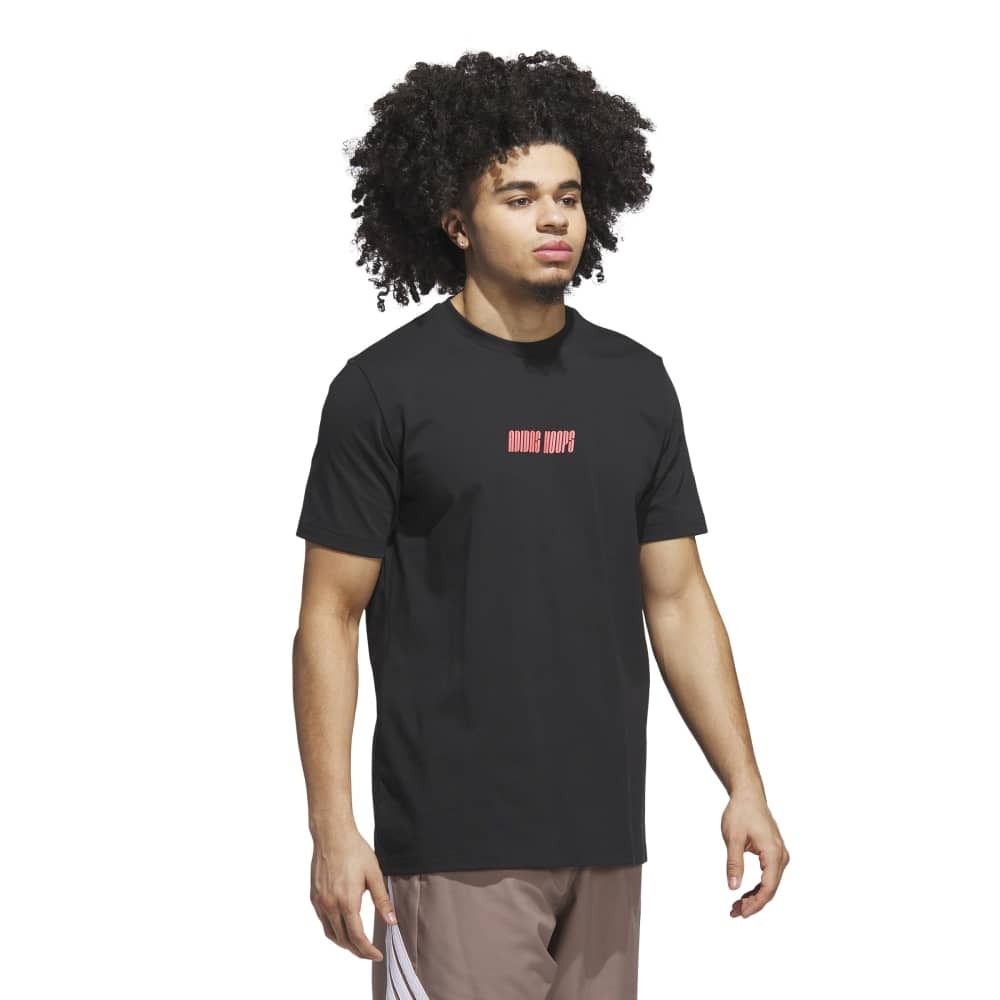 アディダス（adidas）（メンズ）アディダス フープス グラフィック 半袖Tシャツ KPL08-JX1781