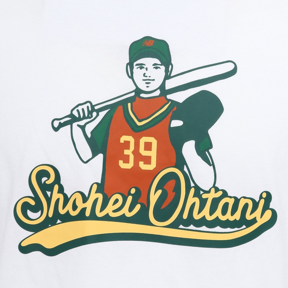 ニューバランス（new balance）（メンズ）大谷翔平 メモリーズ ショートスリーブTシャツ 39 boy MT53818WT