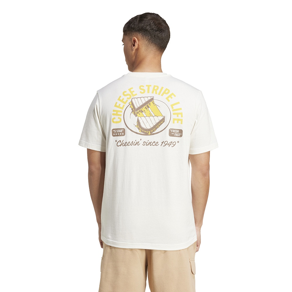 アディダス（adidas）（メンズ）フード グリルチーズ グラフィックTシャツ JXY47-JM6459
