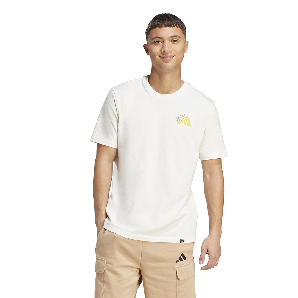 アディダス（adidas）（メンズ）フード グリルチーズ グラフィックTシャツ JXY47-JM6459