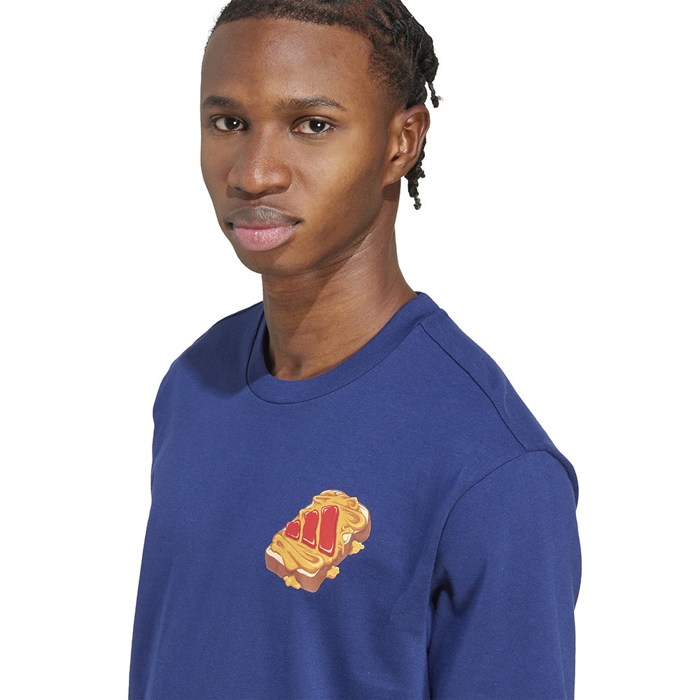 アディダス（adidas）（メンズ）フード ピーナッツバター&ジェリー グラフィックTシャツ KKU42-JW4343