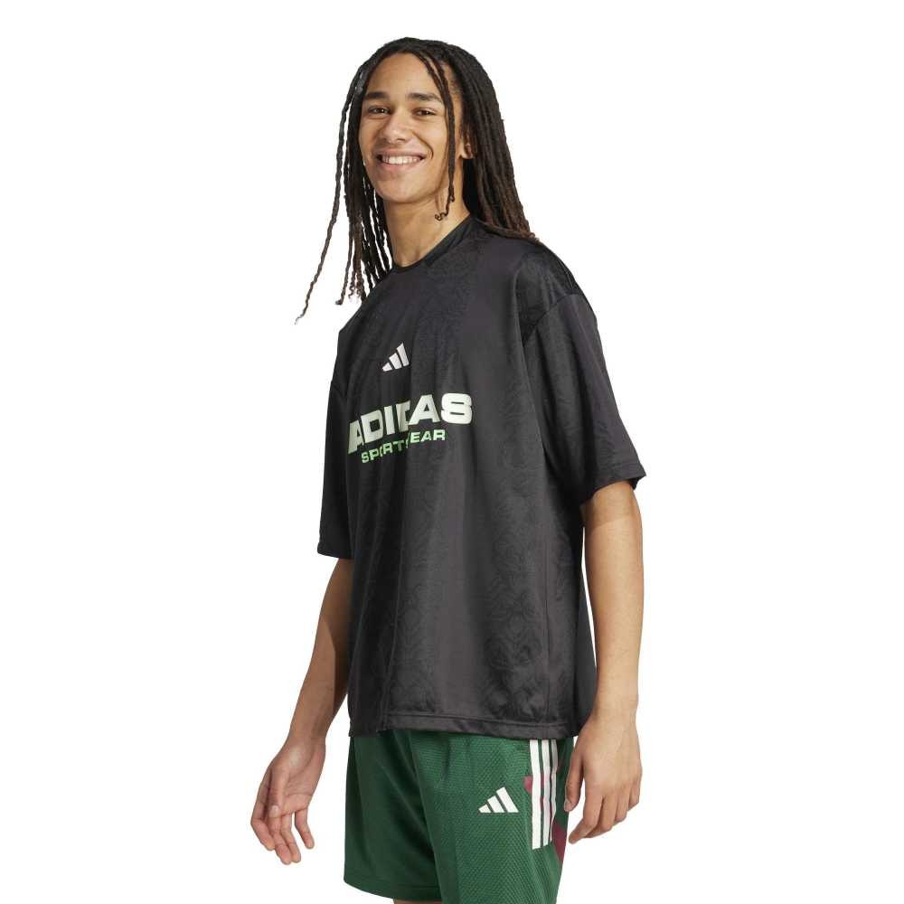 アディダス（adidas）（メンズ）コモンゴール 半袖 ジャガードTシャツ JVI42-JM1752