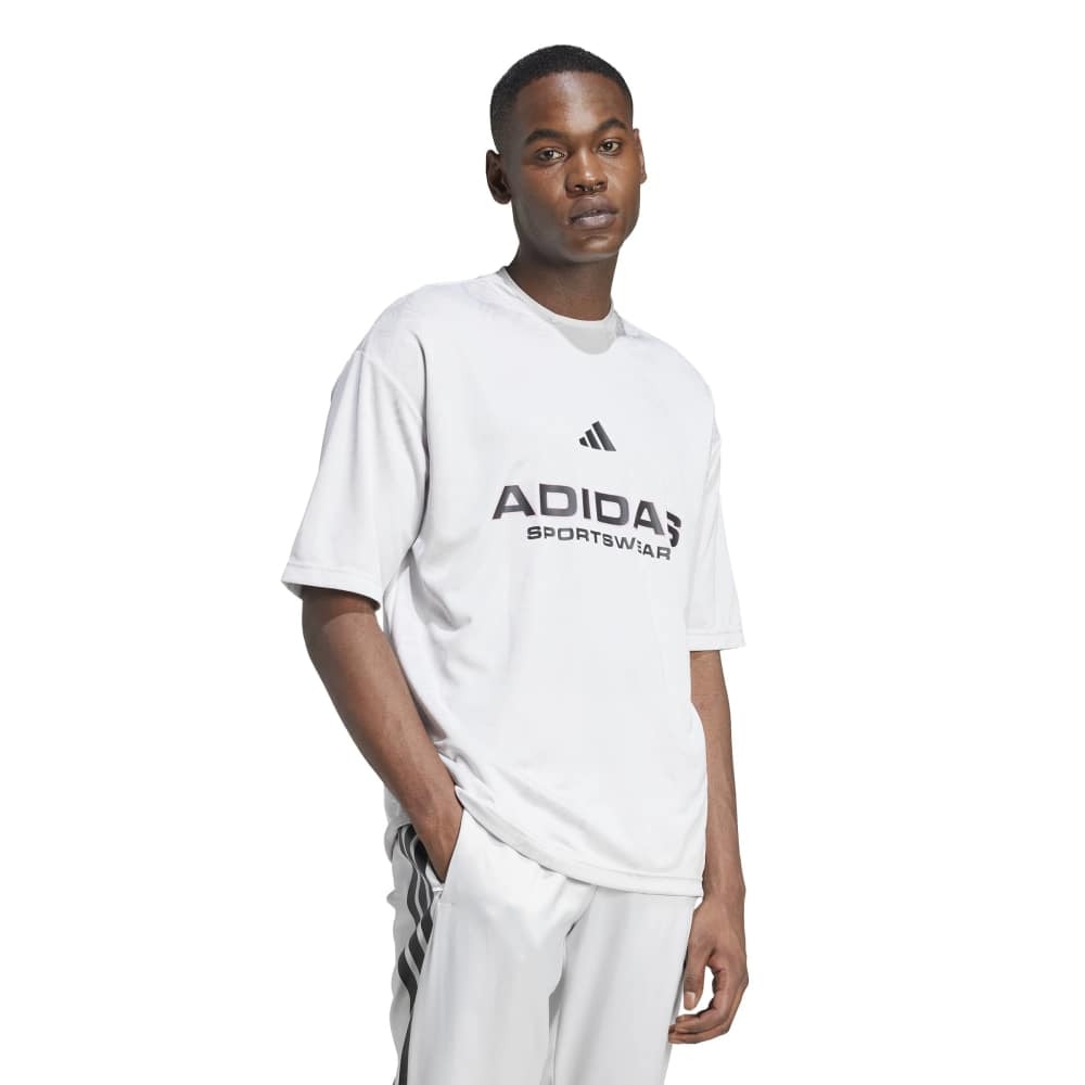 アディダス（adidas）（メンズ）コモンゴール 半袖 ジャガードTシャツ JVI42-JW0241