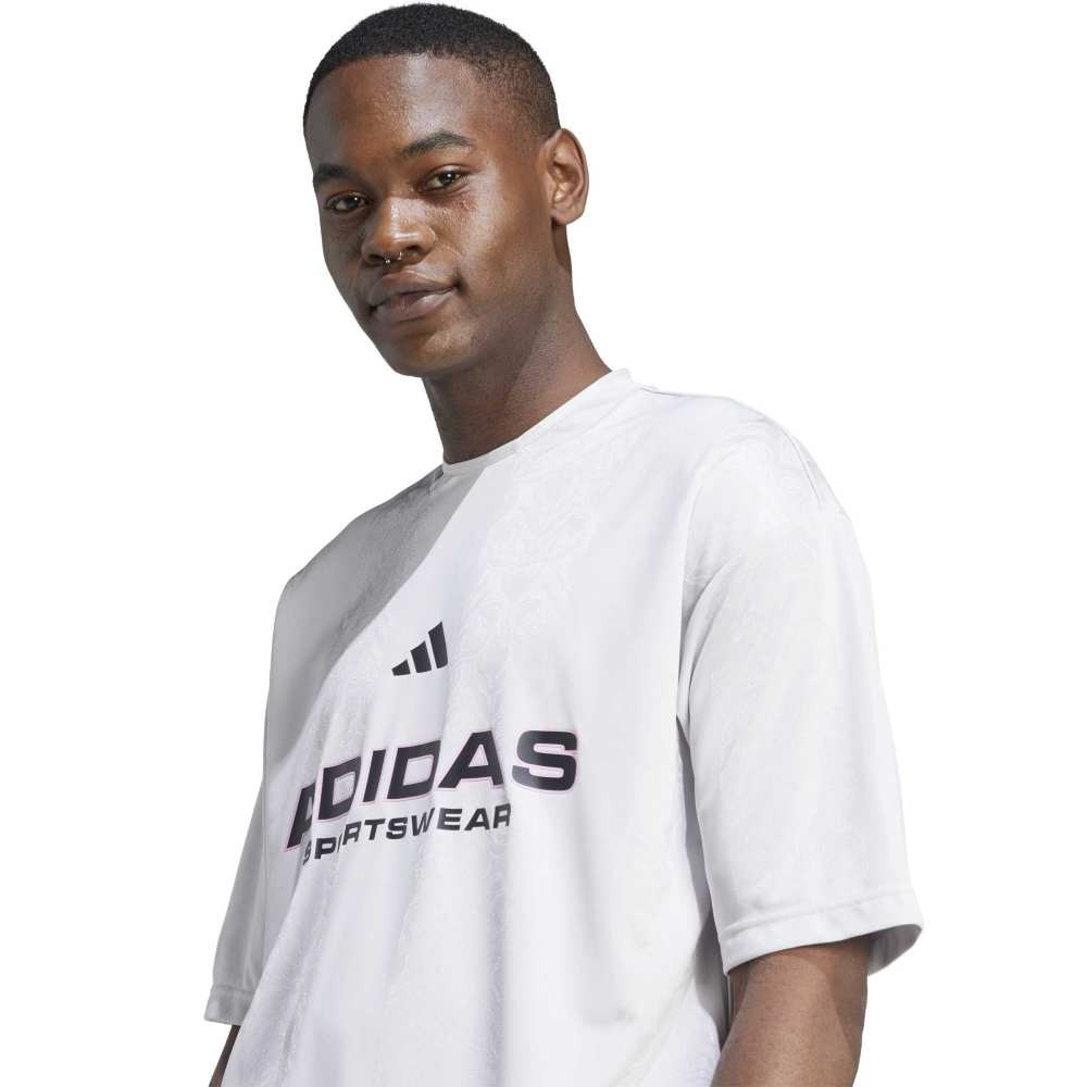 アディダス（adidas）（メンズ）コモンゴール 半袖 ジャガードTシャツ JVI42-JW0241