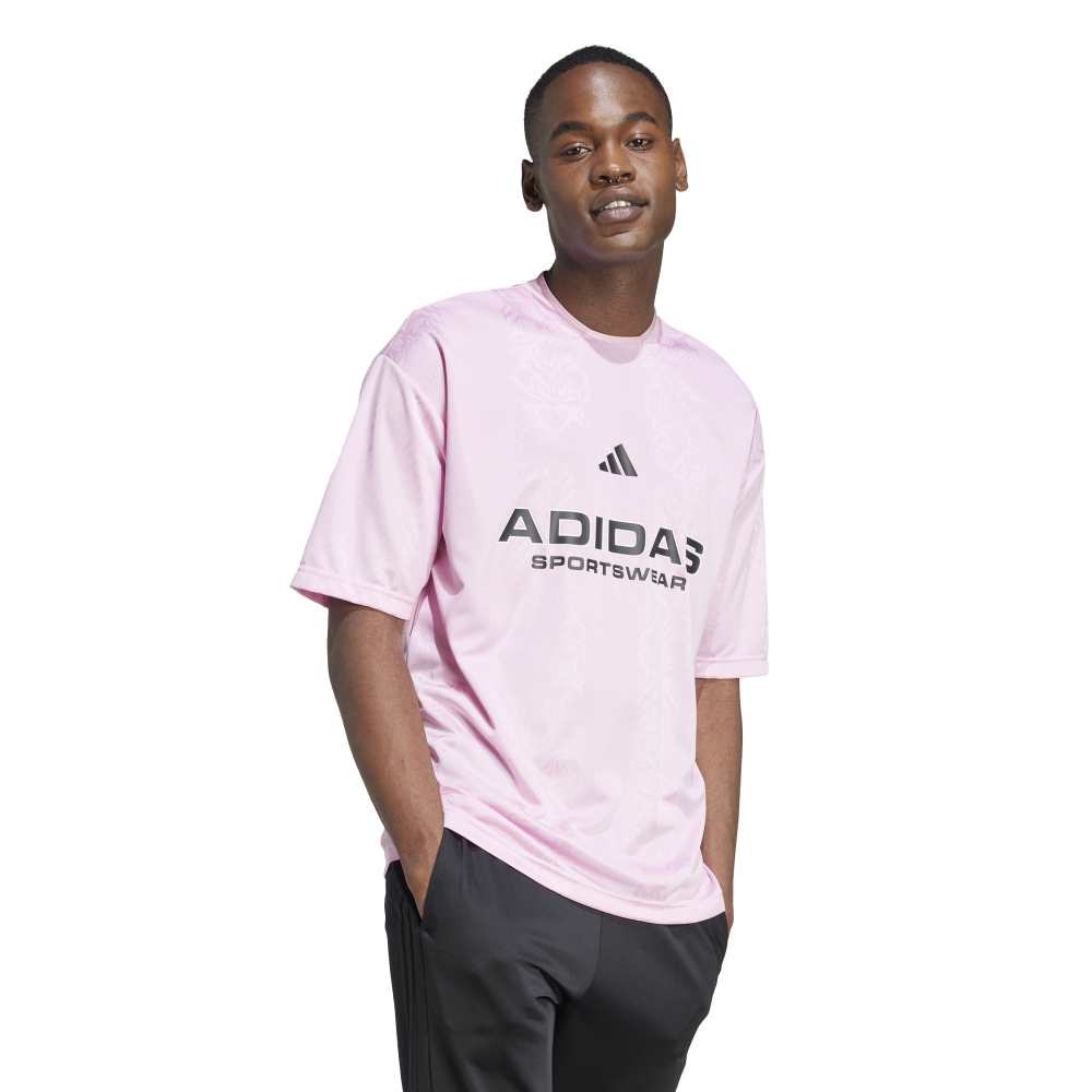 アディダス（adidas）（メンズ）コモンゴール 半袖 ジャガードTシャツ JVI42-JW0244