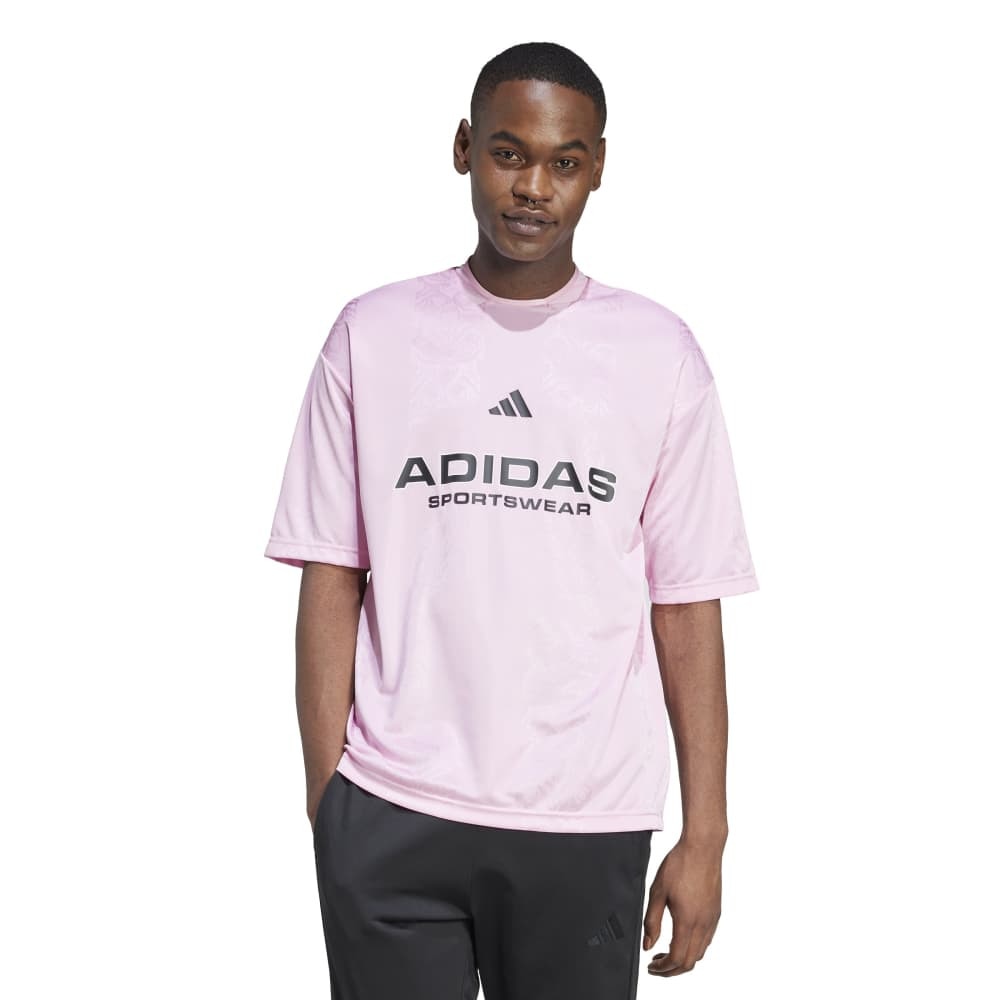 アディダス（adidas）（メンズ）コモンゴール 半袖 ジャガードTシャツ JVI42-JW0244