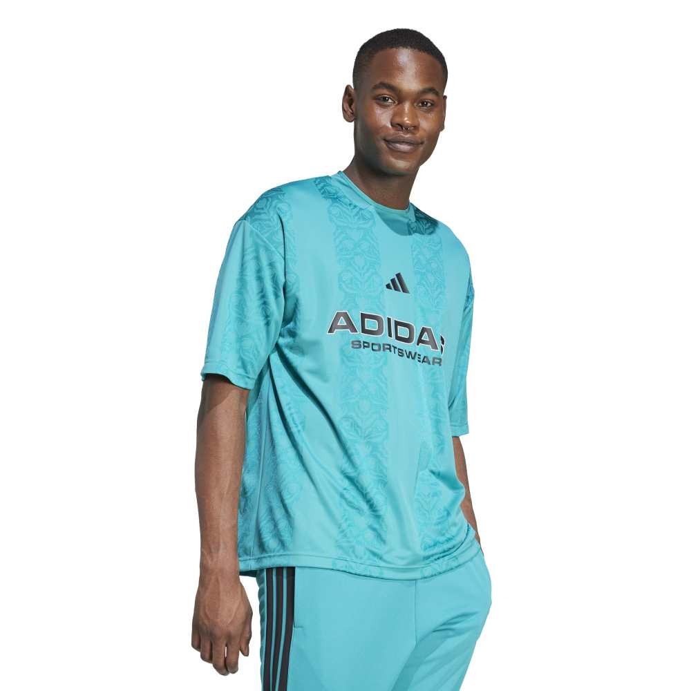 アディダス（adidas）（メンズ）コモンゴール 半袖 ジャガードTシャツ JVI42-JW0245