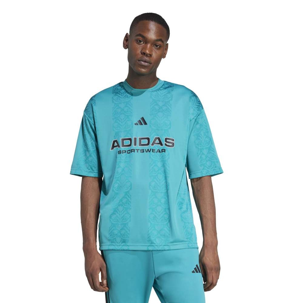 アディダス（adidas）（メンズ）コモンゴール 半袖 ジャガードTシャツ JVI42-JW0245