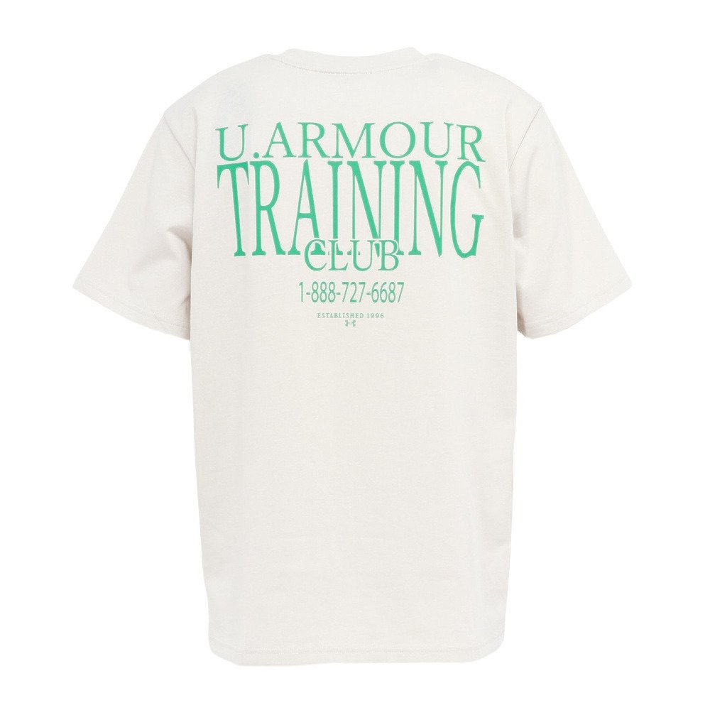 アンダーアーマー（UNDER ARMOUR）（メンズ）ヘビーウエイト パッチ ショートスリーブ Tシャツ 6012638 110