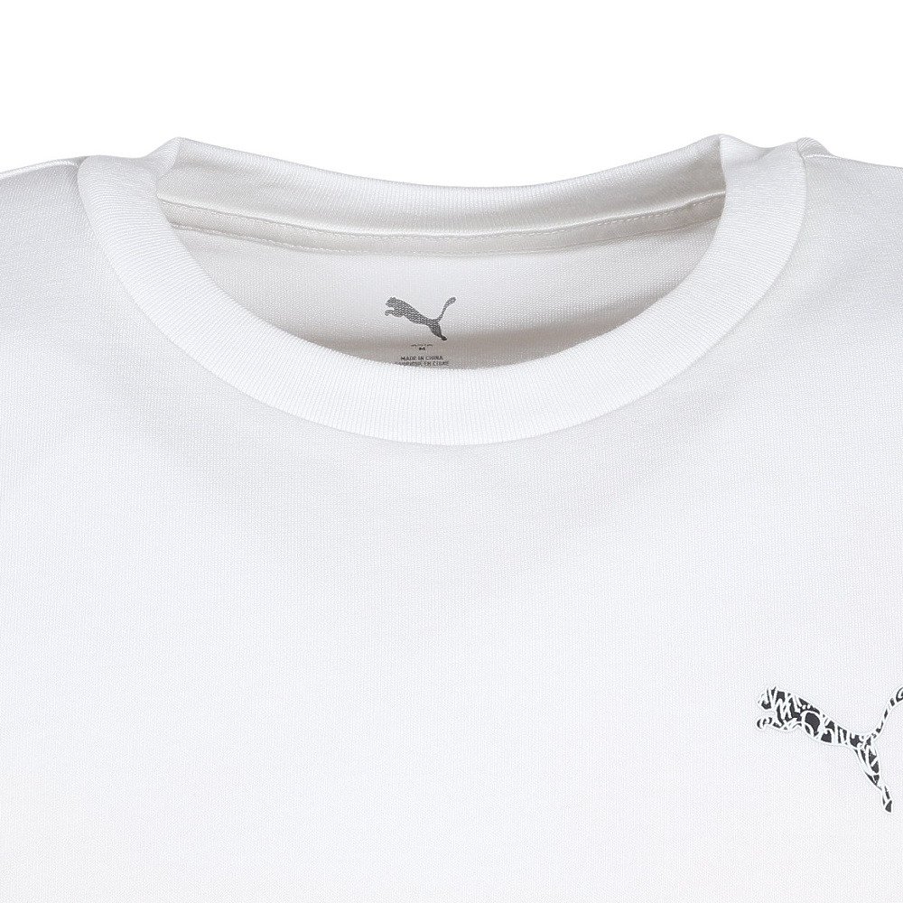プーマ（PUMA）（メンズ）ESS エレベーテッド MX スケートボード 半袖Tシャツ 693413 02 WHT