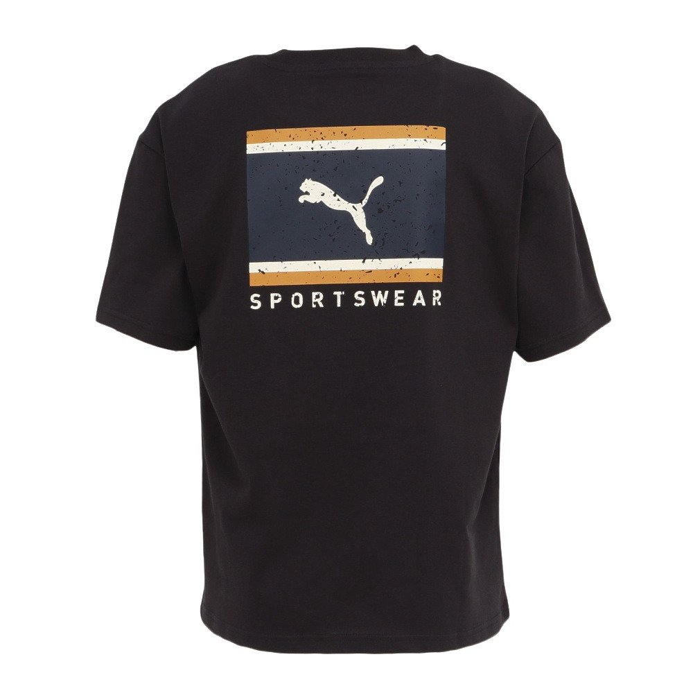 プーマ（PUMA）（メンズ）ESS ELEVATED MX バックプリント 半袖Tシャツ