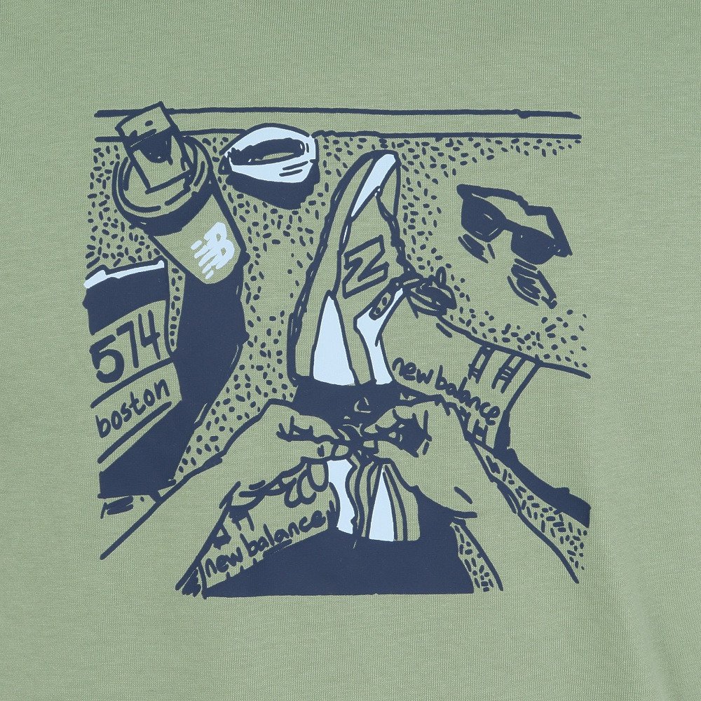 ニューバランス（new balance）（メンズ）ブレイク Tシャツ MT61L3FMAAR