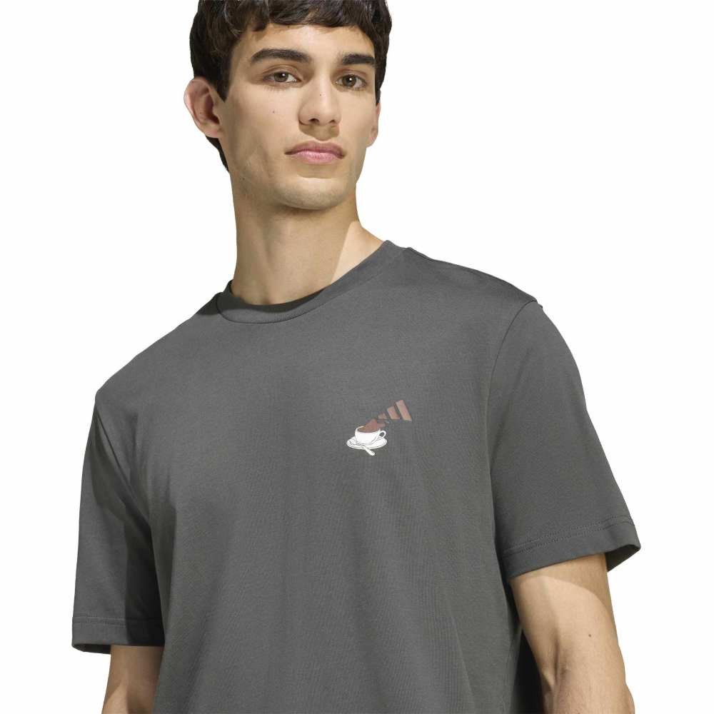 アディダス（adidas）（メンズ）コーヒー カフェ チーズケーキ グラフィックTシャツ BW530-KB2499
