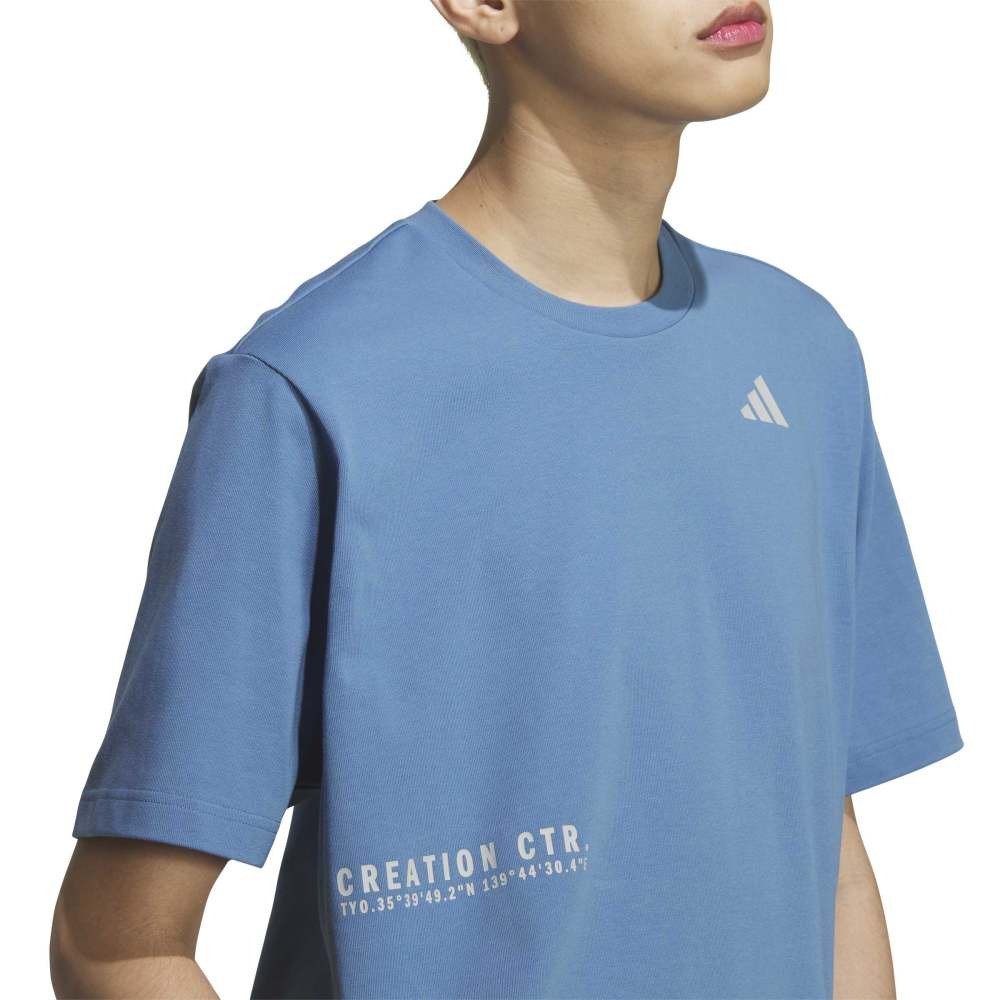 アディダス（adidas）（メンズ）ブランドラブ ルーズフィット ヘビー シングルジャージー半袖Tシャツ SB250-KF3704
