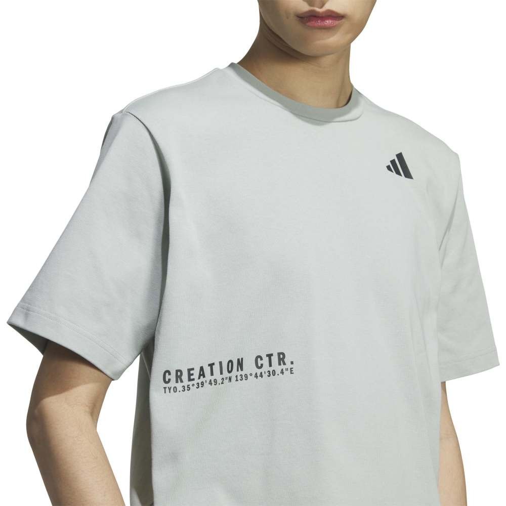 アディダス（adidas）（メンズ）ブランドラブ ルーズフィット ヘビー シングルジャージー半袖Tシャツ SB250-KF3705