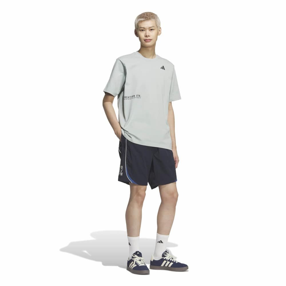 アディダス（adidas）（メンズ）ブランドラブ ルーズフィット ヘビー シングルジャージー半袖Tシャツ SB250-KF3705