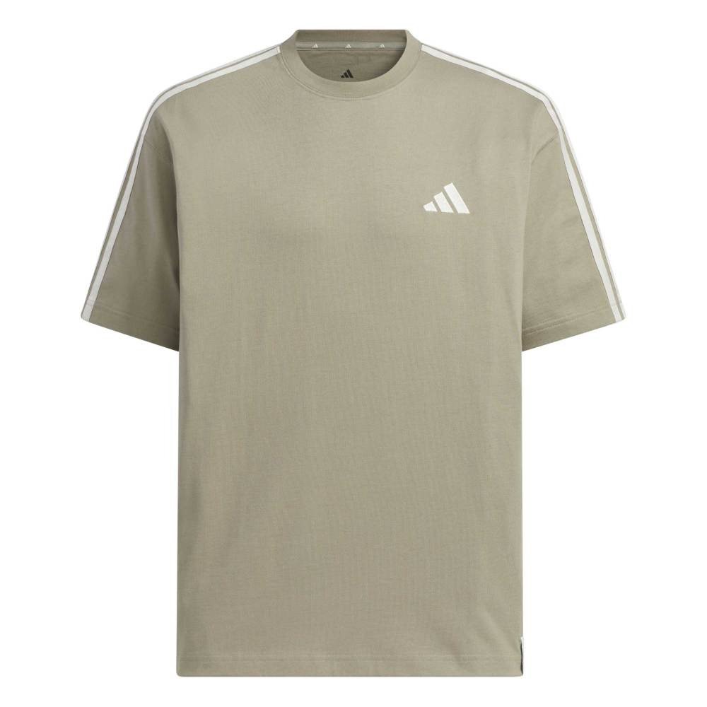 アディダス（adidas）（メンズ）エッセンシャルズ プラス ルーズフィット スリーストライプス シングルジャージー半袖Tシャツ U4243-KF3740