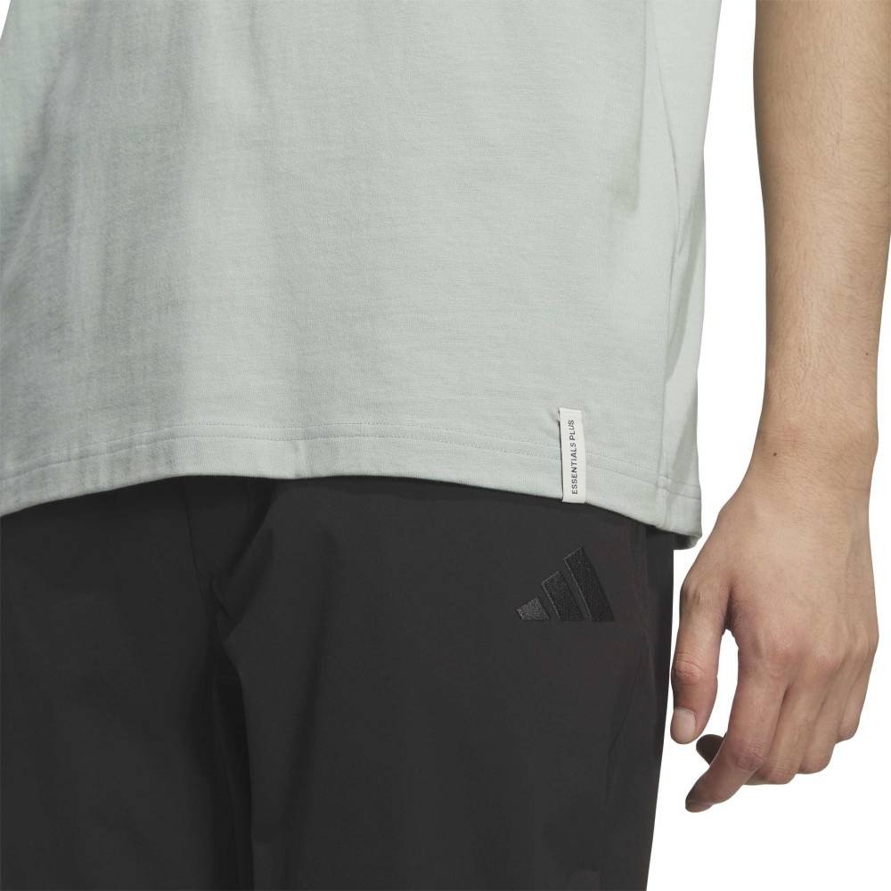 アディダス（adidas）（メンズ）エッセンシャルズ プラス ルーズフィット スリーストライプス シングルジャージー半袖Tシャツ U4243-KF3741