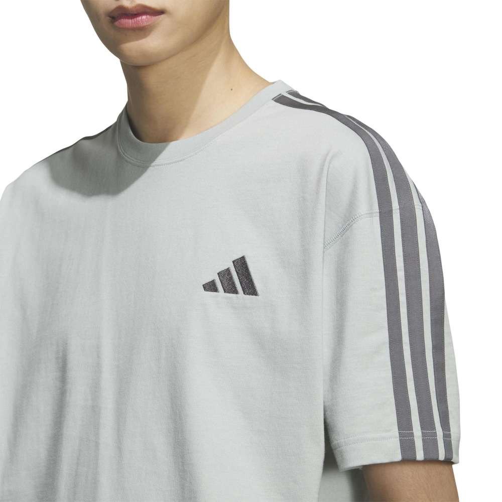 アディダス（adidas）（メンズ）エッセンシャルズ プラス ルーズフィット スリーストライプス シングルジャージー半袖Tシャツ U4243-KF3741