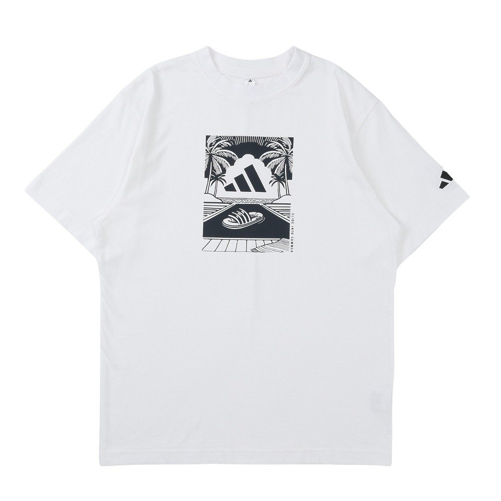 アディダス（adidas）（メンズ）GRAPHICS SLIDE 半袖Tシャツ OHN03