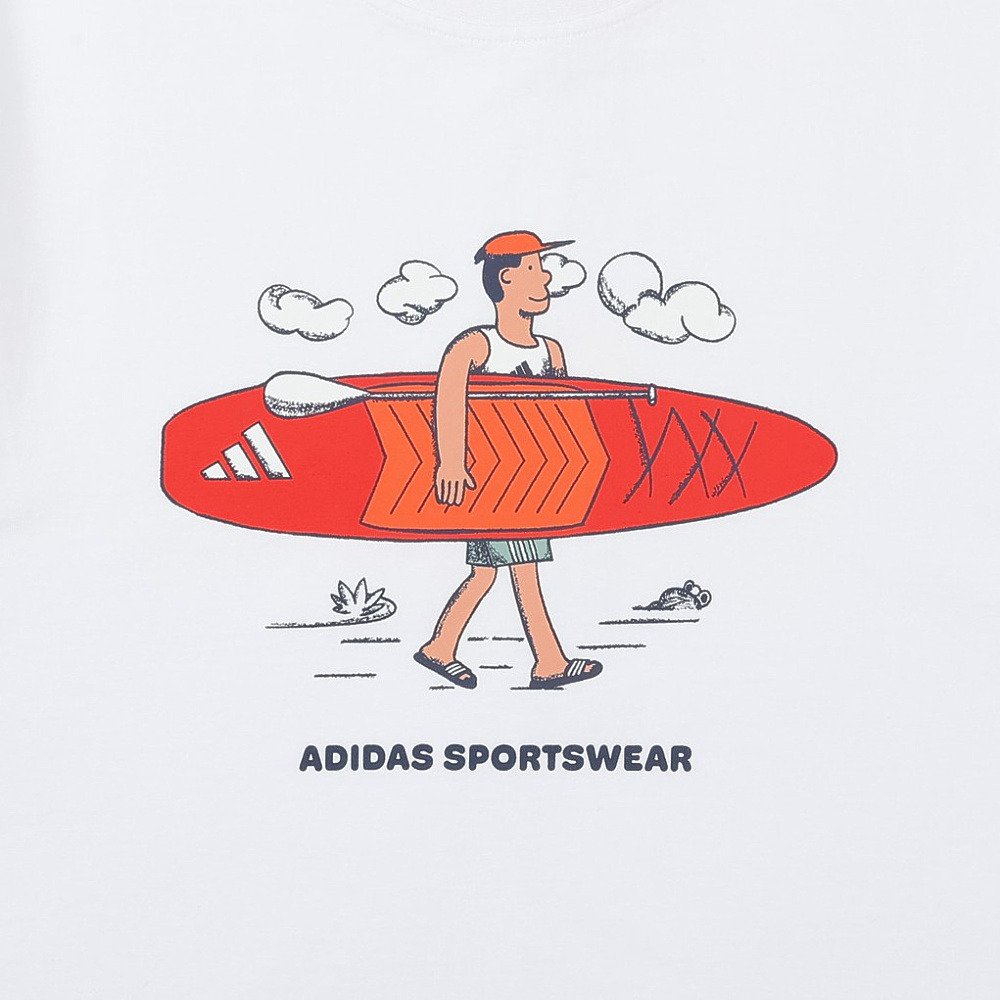 アディダス（adidas）（メンズ）GRAPHICS サーフ B 半袖Tシャツ OHN06-KM6290