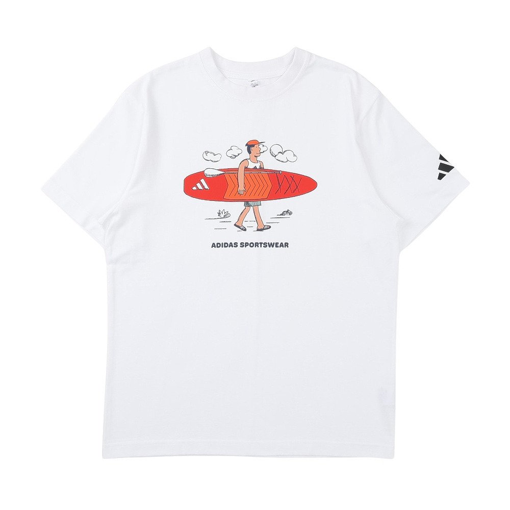 アディダス（adidas）（メンズ）GRAPHICS サーフ B 半袖Tシャツ OHN06