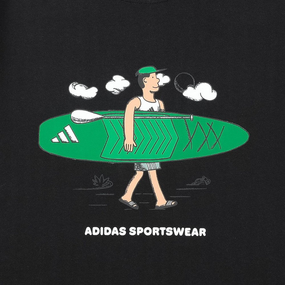 アディダス（adidas）（メンズ）GRAPHICS サーフ B 半袖Tシャツ OHN06-KM6291