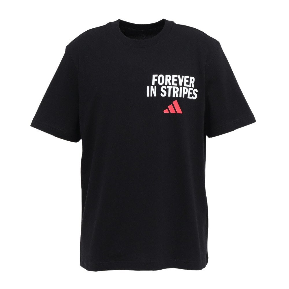 アディダス 半袖Tシャツ（メンズ） ブラック - 【公式】 スーパー
