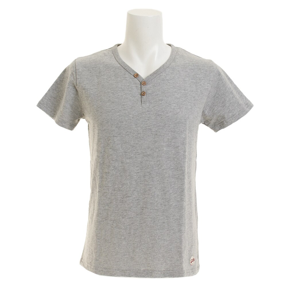  【ポイント15倍】【多少の傷汚れありの為大奉仕】ヘンリーネックTシャツ THNSSLT-18SRL GRY オンライン価格