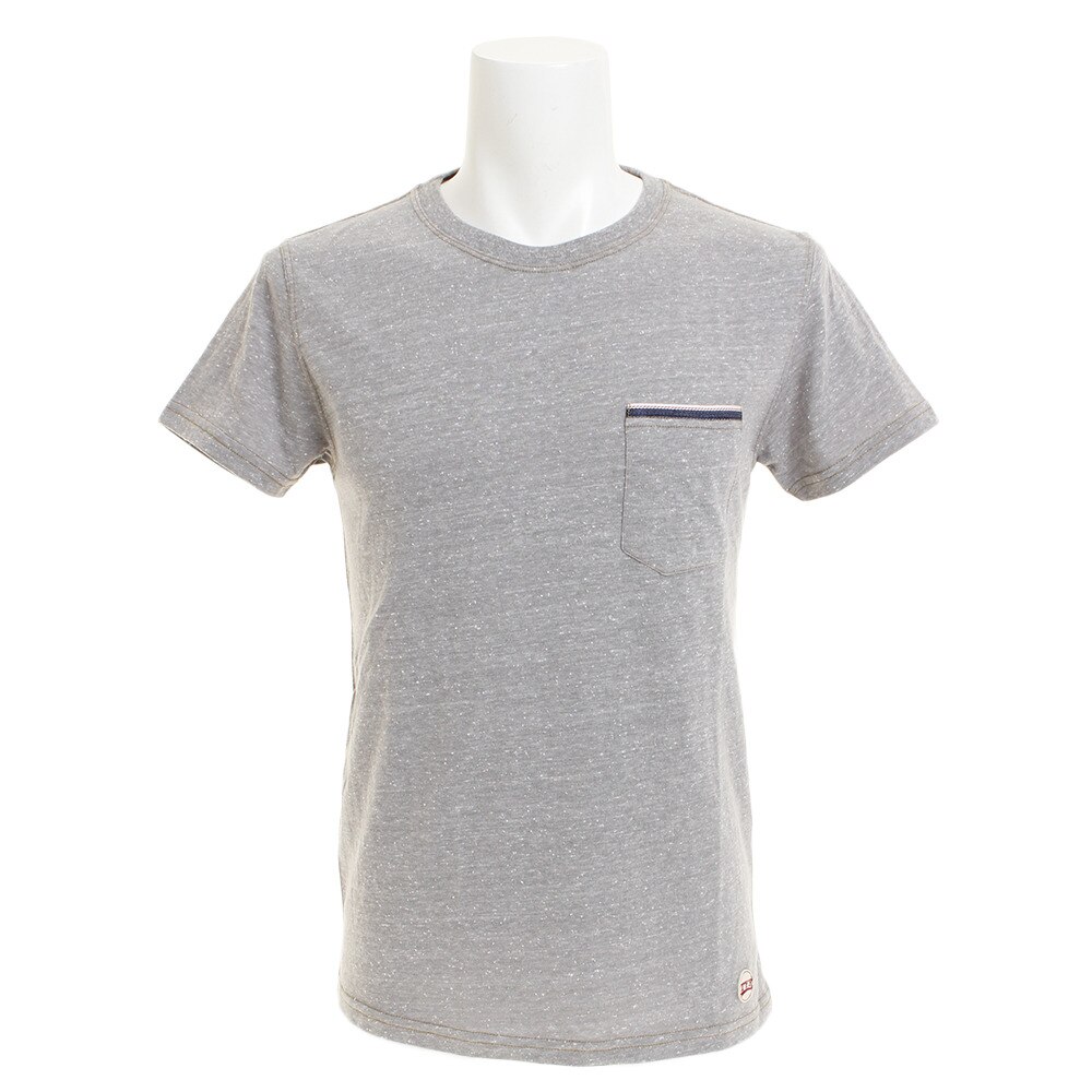  【多少の傷汚れありの為大奉仕】Tシャツ メンズ テープ 半袖Tシャツ TNPSLD-18SRL GRY オンライン価格