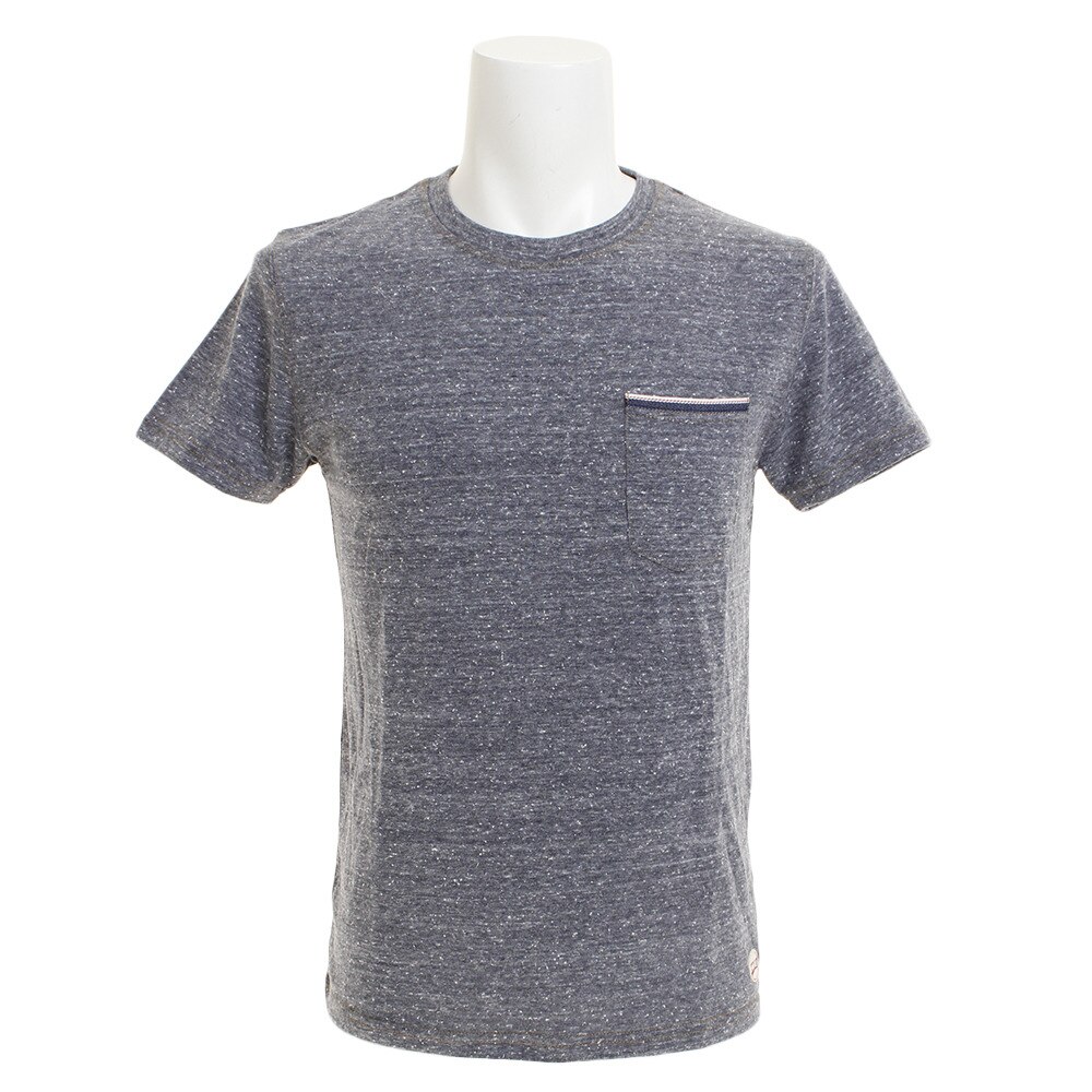  【多少の傷汚れありの為大奉仕】Tシャツ メンズ テープ 半袖Tシャツ TNPSLD-18SRL NVY オンライン価格