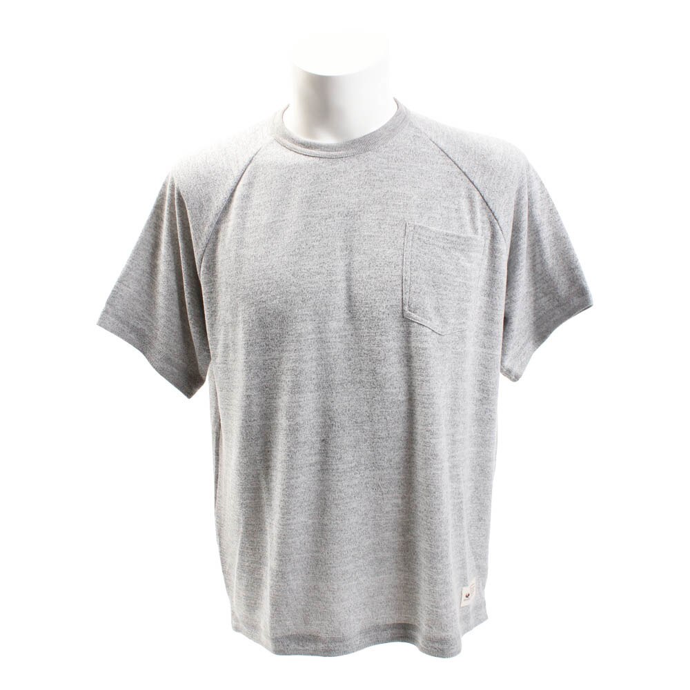  【多少の傷汚れありの為大奉仕】ワイドポケット付きTシャツ 863EK8FQ5814GRY