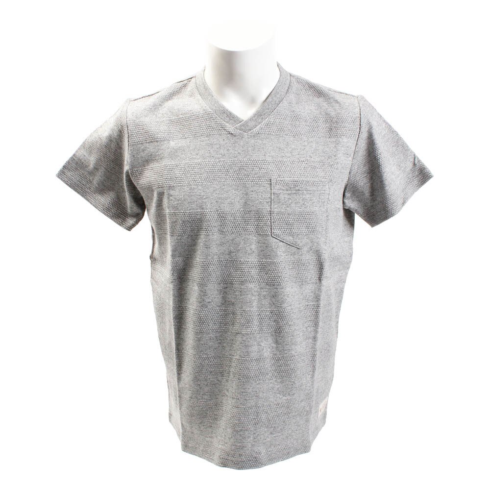  ジャガードボーダー Tシャツ 863EK8HD5797 MGRY