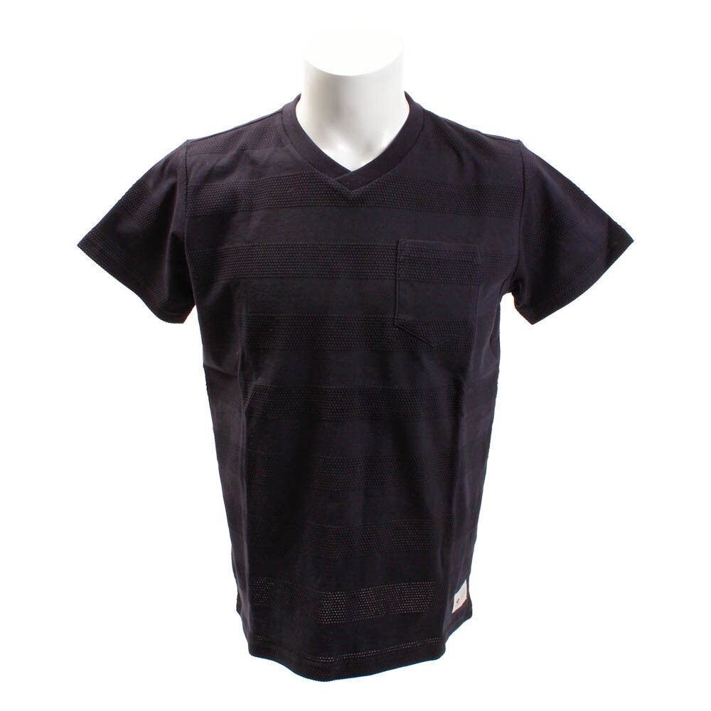  ジャガードボーダー Tシャツ 863EK8HD5797 NVY