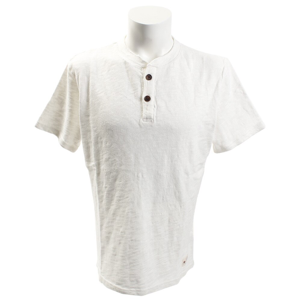  【多少の傷汚れありの為大奉仕】HEAVY SLUB HENLY Tシャツ 863EK8HD5784 WHT
