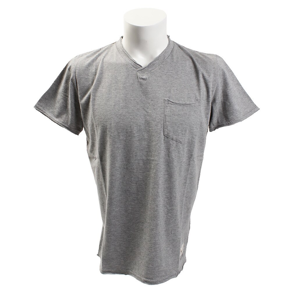  【多少の傷汚れありの為大奉仕】Tシャツ メンズ SUPIMA Vネック 半袖Tシャツ 863EK8HD5785 MGRY