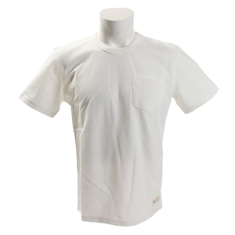  【ポイント15倍】【多少の傷汚れありの為大奉仕】Tシャツ メンズ クルーネック 半袖Tシャツ 863EK8HD5787 WHT オンライン価格