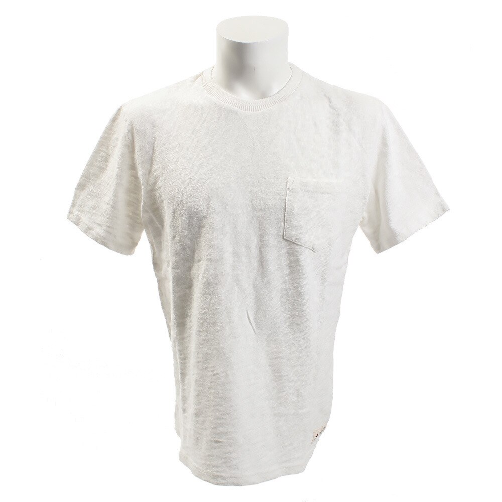  【多少の傷汚れありの為大奉仕】Tシャツ メンズ HEAVY スラブ 半袖Tシャツ 863EK8HD5788 WHT