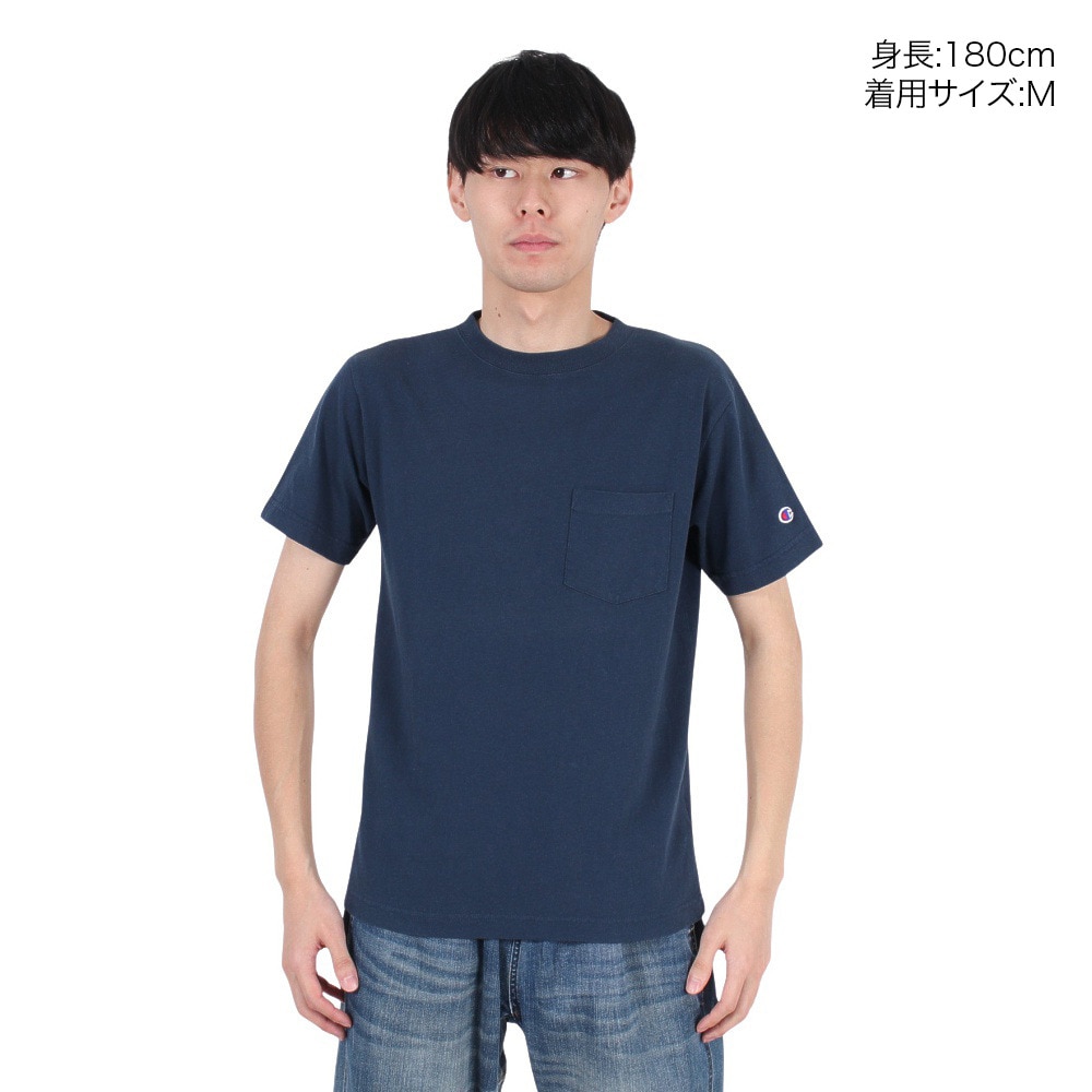 チャンピオン-ヘリテイジ（CHAMPION-HERITAGE）（メンズ）半袖Tシャツ メンズ ベーシック ポケット C3-M349 370 カットソー