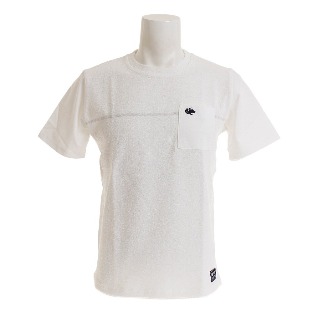  【多少の傷汚れありの為大奉仕】Tシャツ メンズ ポケット 半袖Tシャツ 863EK9HD9418 WHT オンライン価格