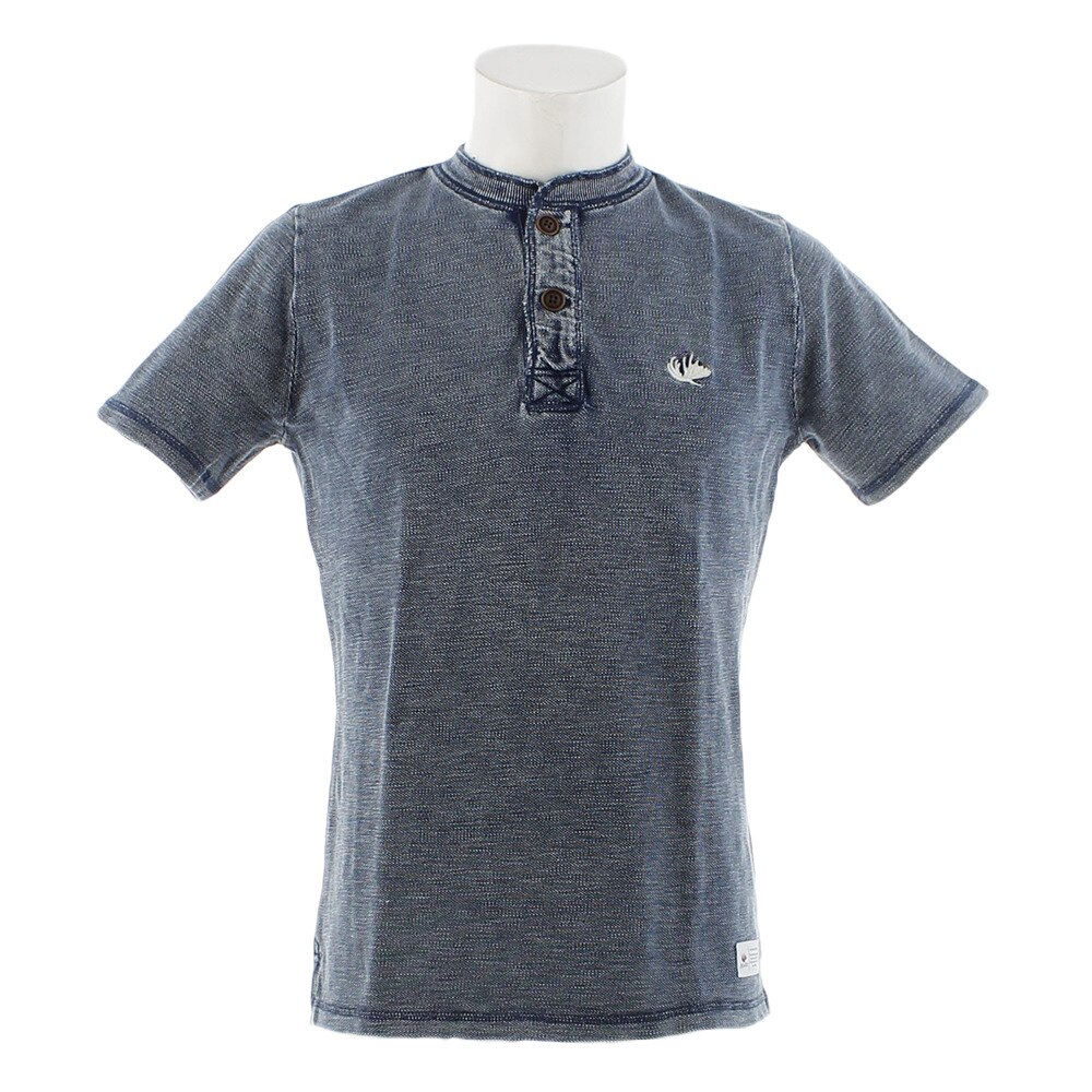  【多少の傷汚れありの為大奉仕】INDG SLUB HENLEY 半袖シャツ 863EK9FQ9392LBLU オンライン価格