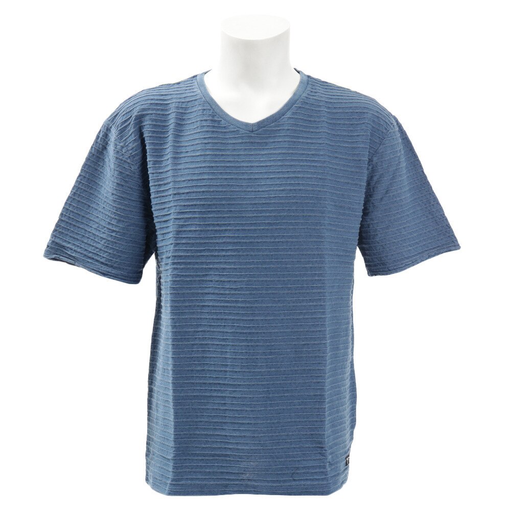  Tシャツ メンズ Vネック半袖Tシャツ TVNK-19SRL BLU オンライン価格