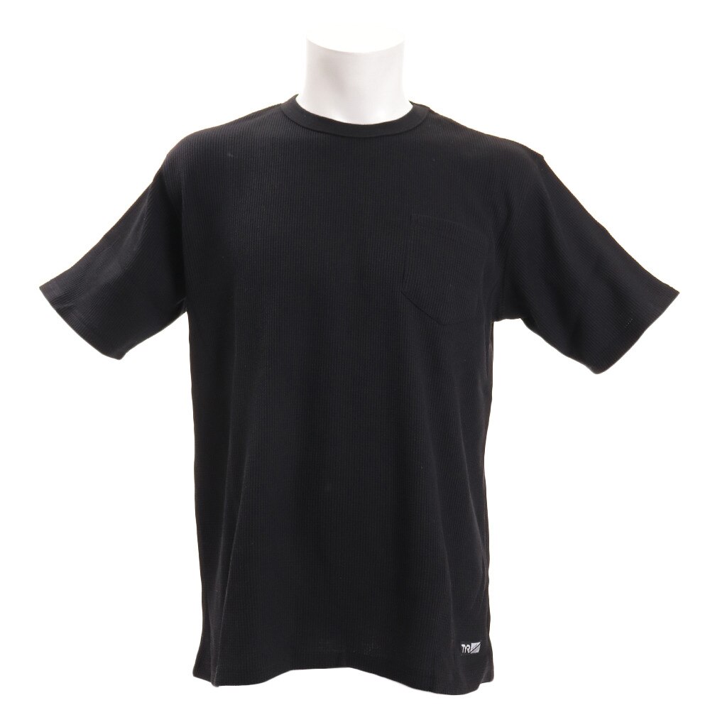  Tシャツ ワッフル[クルーネック] TWSLDPK-19SRL BLK オンライン価格